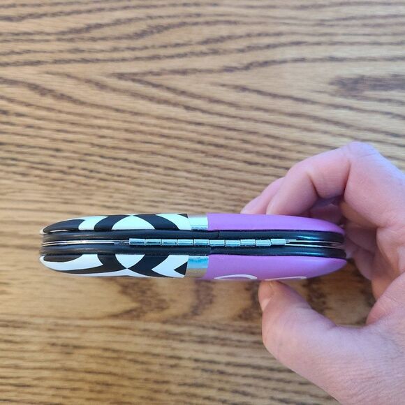 Women's Teen's Manicure Nail Care Kit 5-Piece With Padded Case Purple Black New - Picture 6 of 10